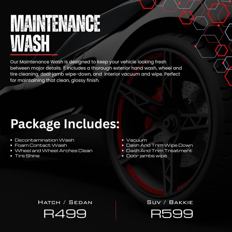 Maintenance Wash